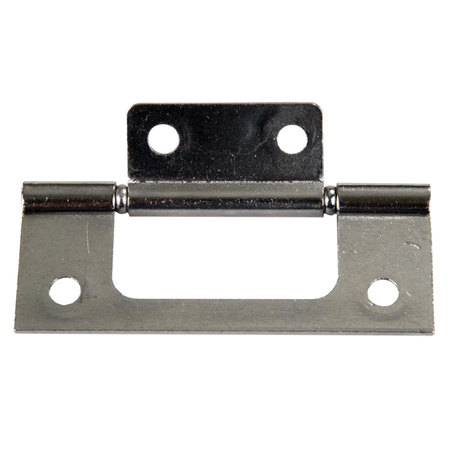 JR PRODUCTS JR Products 70645 Non-Mortise Hinge - Chrome 70645